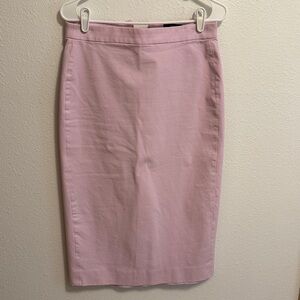 J. Crew Soft Pink Midi Skirt